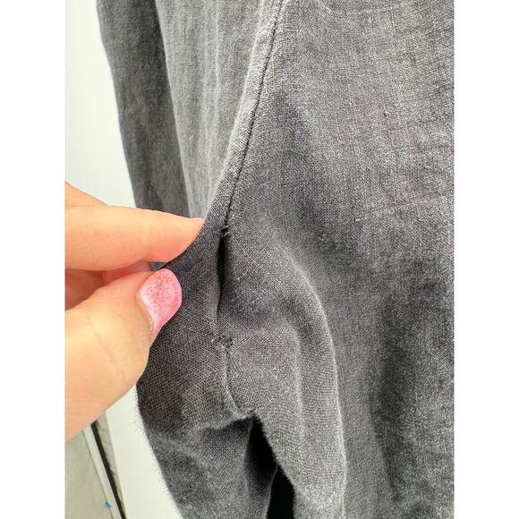 Rachel Craven Women's Black Linen Pants Size 2 (US 8-12) - Picture 3 of 6